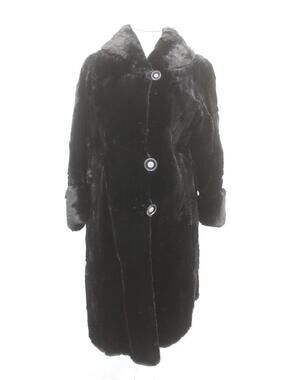 Scrap Item: Black Sheared Rabbit Fur Coat Jacket Size N/A